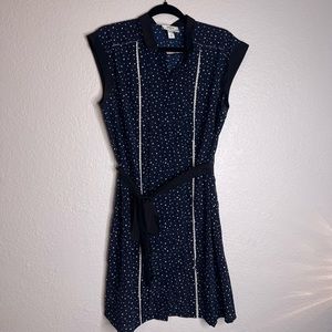Jason Wu Target Blue and White Polka Dot Button Up Dress